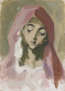 Madonna of Charity, after El Greco by Helene Schjerfbeck