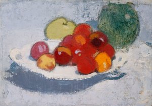 Still Life with Fruit, c.1915 by Helene Schjerfbeck