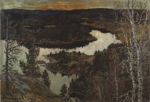 Autumn, Nordingra by Helmer Osslund