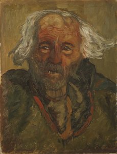 White-Haired Lapp, Kvikkjokk by Helmer Osslund