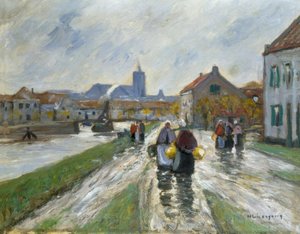 Canal in Holland by Helmuth Liesegang