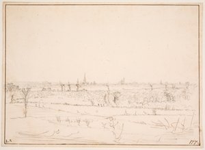 Landscape with View Over Bordeaux by Hem