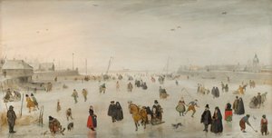 A Scene on the Ice, c. 1625