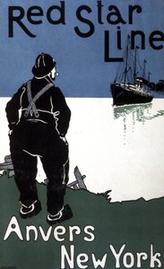 Antwerp/New York, Red Star Line by Hendrick Cassiers