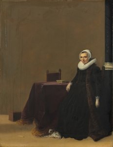 Portrait of a Woman with a Dog
