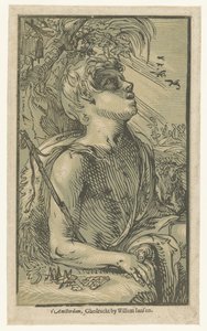 John the Baptist in the Wilderness by Hendrick Goltzius (attributed to)