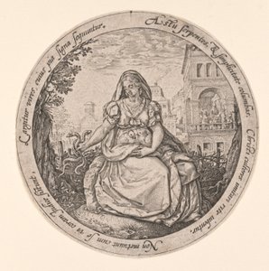 Allegory of Prudence by Hendrick Goltzius