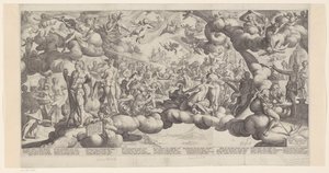 Wedding of Cupid and Psyche by Hendrick Goltzius