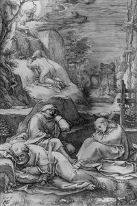 Christ on the Mount of Olives, number 2 from the series “The Passion”