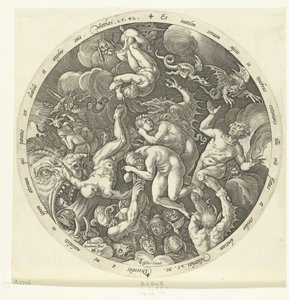 The Damned Enter Hell (The Last Judgment) by Hendrick Goltzius
