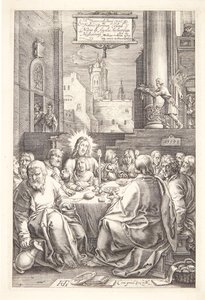 The Last Supper by Hendrick Goltzius