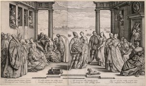 The Wedding of Antenor (Venetian Wedding) by Hendrick Goltzius