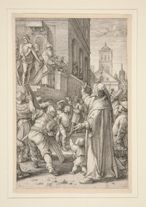 Ecce Homo, from The Passion, #8 in a series of 12 engravings