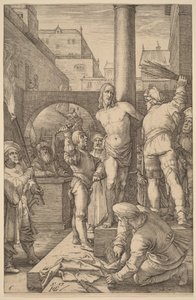 Flagellation of Christ by Hendrick Goltzius