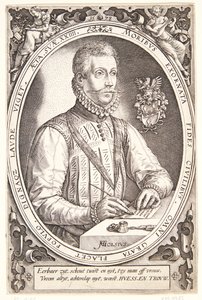 Gerrit Dircksz or Claes Steffensz. van Heussen by Hendrick Goltzius