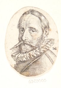Hans Bol by Hendrick Goltzius