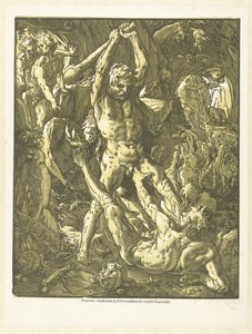 Hercules and Cacus by Hendrick Goltzius
