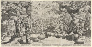 Wedding of Cupid and Psyche by Hendrick Goltzius