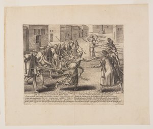 Imperiled Litigation, from Litis Abusus (The Abuses of the Law) by Hendrick Goltzius