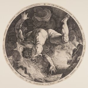 Ixion, from The Four Disgracers by Hendrick Goltzius