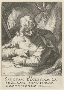 James the Younger, Plate 10 from the Series "Christ, the Twelve Apostles and Paul" by Hendrick Goltzius