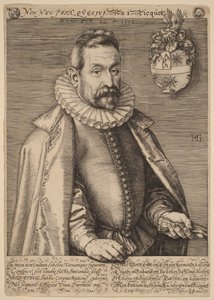 Jan Nicquet by Hendrick Goltzius