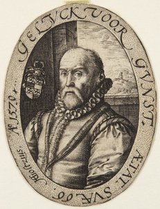Jan van Broeckhoven by Hendrick Goltzius