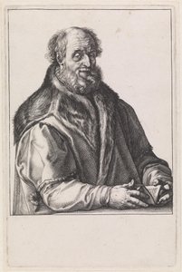 Johannes Zurenus (1517-1591) by Hendrick Goltzius