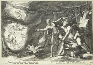 Jupiter and Io by Hendrick Goltzius