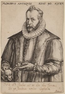 Justus Lipsius by Hendrick Goltzius
