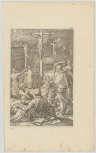 Crucifixion, Plate 10 from the Series "The Passion" by Hendrick Goltzius