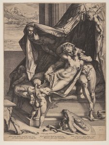 Mars and Venus by Hendrick Goltzius