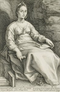 Melpomene by Hendrick Goltzius
