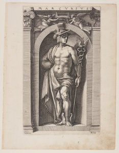Mercurius, from Eight Pagan Gods by Hendrick Goltzius