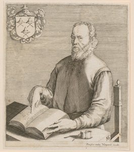 Portrait of Gerard de Jode by Hendrick Goltzius