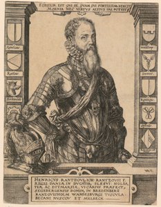 Portrait of Henricus Rantzovius [Heinrich von Rantzau] by Hendrick Goltzius