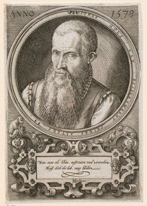 Portrait of Jan Goltz II [Jan Gols; Johan Gols] by Hendrick Goltzius