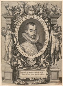 Portrait of Josephus Justus Scaliger by Hendrick Goltzius