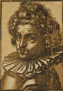 Portrait of Gillis van Breen by Hendrick Goltzius