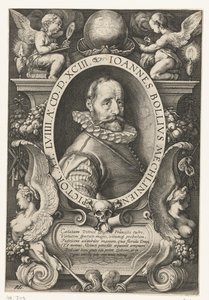 Portrait of Hans Bol by Hendrick Goltzius