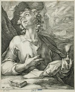 Saint John the Evangelist by Hendrick Goltzius