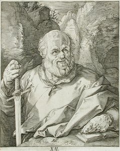 Saint Matthias by Hendrick Goltzius