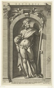 Saturn by Hendrick Goltzius