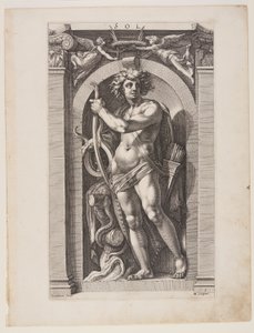 Sol, from Eight Pagan Gods by Hendrick Goltzius