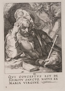 St James the Great, from Christ, the Apostles and St Paul with the Creed by Hendrick Goltzius