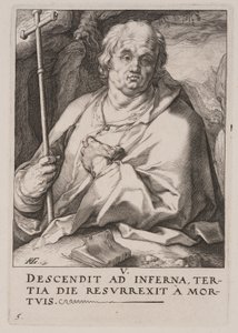 St Philip, from Christ, the Apostles and St Paul with the Creed by Hendrick Goltzius
