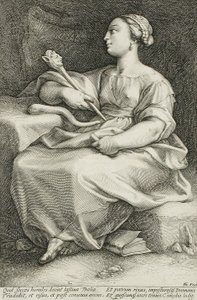 Thalia by Hendrick Goltzius