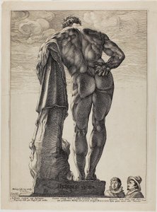 The Farnesian Hercules by Hendrick Goltzius