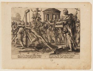 The Martyrdom of St Philip, from The Martyrdom of Christ and the Apostles