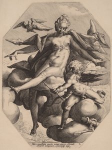 Venus and Cupid by Hendrick Goltzius